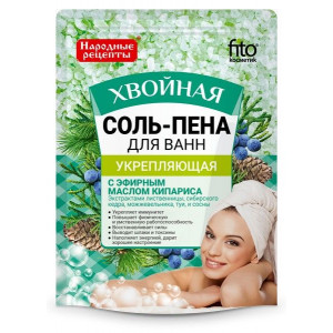 НАРОДНЫЕ РЕЦЕПТЫ СОЛЬ-ПЕНА Д/ВАНН ХВОЙНАЯ УКРЕПЛ. 200Г. /ФИТОКОСМЕТИК/ НАРОДНЫЕ РЕЦЕПТЫ СОЛЬ-ПЕНА Д/ВАНН ХВОЙНАЯ УКРЕПЛ. 200Г. /ФИТОКОСМЕТИК/