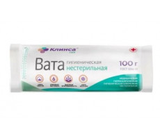 КЛИНСА ВАТА ГИГИЕН. Н/СТЕР. 100Г.