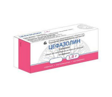 ЦЕФАЗОЛИНА НАТРИЕВАЯ СОЛЬ 1Г. №1 ПОР. Д/Р-РА Д/В/В,В/М ФЛ. /БОРИСОВСКИЙ/