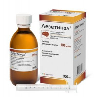 ЛЕВЕТИНОЛ 100МГ/МЛ. 300МЛ. №1 Р-Р Д/ПРИЕМА ВНУТРЬ ФЛ. /ГЕРОФАРМ/