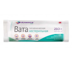 КЛИНСА ВАТА ГИГИЕН. Н/СТЕР. 250Г.