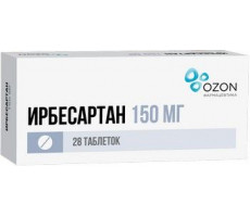 ИРБЕСАРТАН 150МГ. №28 ТАБ. П/О /АТОЛЛ/ОЗОН/