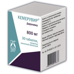 КЕМЕРУВИР 800МГ. №30 ТАБ. П/П/О /ФАРМАСИНТЕЗ/ КЕМЕРУВИР 800МГ. №30 ТАБ. П/П/О /ФАРМАСИНТЕЗ/