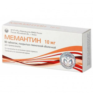 МЕМАНТИН 10МГ. №90 ТАБ. П/П/О /ФАРМЗАЩИТА/ МЕМАНТИН 10МГ. №90 ТАБ. П/П/О /ФАРМЗАЩИТА/