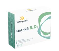 ЛЕТОФАРМ МАГНИЙ В6 D3 №60 КАПС.