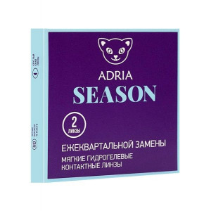 ЛИНЗА КОНТАКТНАЯ АДРИА SEASON 8.6 -3,00 2PK [ADRIA]