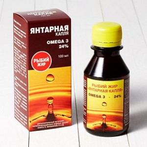 РЫБИЙ ЖИР ЯНТАРНАЯ КАПЛЯ 100МЛ. ФЛ. РЫБИЙ ЖИР ЯНТАРНАЯ КАПЛЯ 100МЛ. ФЛ.