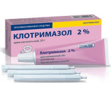 КЛОТРИМАЗОЛ 2% 20Г. КРЕМ ВАГИН. ТУБА /ЭСПАРМА/