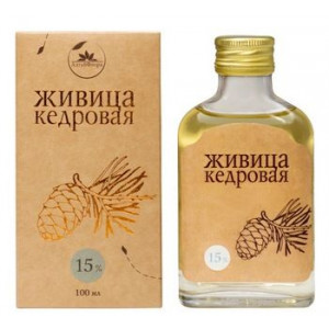 АЛТАЙФЛОРА ЖИВИЦА КЕДРОВАЯ 15% 100МЛ. ФЛ. АЛТАЙФЛОРА ЖИВИЦА КЕДРОВАЯ 15% 100МЛ. ФЛ.