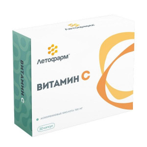 ЛЕТОФАРМ ВИТАМИН С 800МГ. №30 КАПС. ЛЕТОФАРМ ВИТАМИН С 800МГ. №30 КАПС.