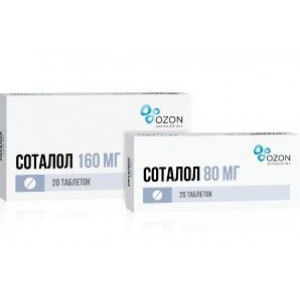 СОТАЛОЛ 80МГ. №20 ТАБ. /АТОЛЛ/ОЗОН/