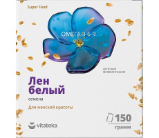 ВИТАТЕКА ЛЕН БЕЛЫЙ ЖЕНСКАЯ КРАСОТА 150Г. СЕМЯ (ЛЬНА) (БАД) [VITATEKA]