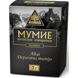 АЛТАЙСКИЙ НЕКТАР МУМИЕ ВЯЗКАЯ МАССА 3Г. АЛТАЙСКИЙ НЕКТАР МУМИЕ ВЯЗКАЯ МАССА 3Г.