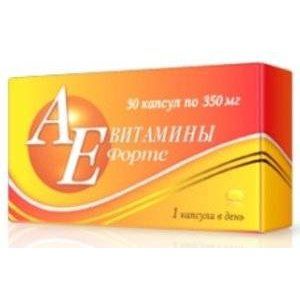 АЕ ВИТАМИНЫ ФОРТЕ 350МГ. №30 КАПС. /ФАРМГРУПП/ АЕ ВИТАМИНЫ ФОРТЕ 350МГ. №30 КАПС. /ФАРМГРУПП/