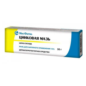 ЦИНКОВАЯ 10% 30Г. МАЗЬ Д/НАРУЖ.ПРИМ. ТУБА /МОСФАРМА/ ЦИНКОВАЯ 10% 30Г. МАЗЬ Д/НАРУЖ.ПРИМ. ТУБА /МОСФАРМА/