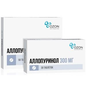 АЛЛОПУРИНОЛ 300МГ. №30 ТАБ. /ОЗОН/