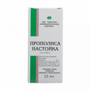 ПРОПОЛИСА НАСТОЙКА 25МЛ. НАСТОЙКА Д/ИНГ.,МЕСТ. И НАРУЖ.ПРИМ. ФЛ. И/У /ТВЕРСКАЯ ФФ/