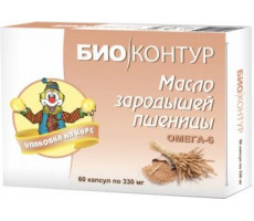 БИОКОНТУР МАСЛО ЗАРОДЫШЕЙ ПШЕНИЦЫ 330МГ. №60 КАПС.