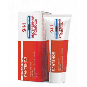 911-ЭКСТРЕННАЯ ПОМОЩЬ ПАНТЕНОЛ КРЕМ Д/ТЕЛА 75МЛ.