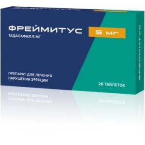 ФРЕЙМИТУС 5МГ. №28 ТАБ. П/П/О ФРЕЙМИТУС 5МГ. №28 ТАБ. П/П/О