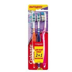 КОЛГЕЙТ ЗУБ.ЩЕТКА ЗИГЗАГ СРЕДНЯЯ 2+1 [COLGATE]