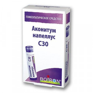 БУАРОН АКОНИТУМ НАПЕЛЛУС С30 4Г. ГРАН.ГОМЕОПАТ ПЕНАЛ [BOIRON]