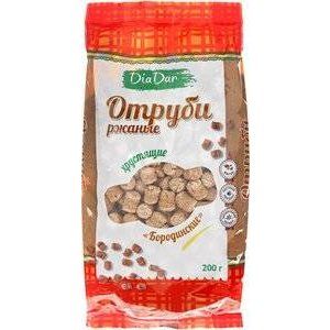 ДИАДАР ОТРУБИ РЖАНЫЕ-БОРОДИНСКИЕ 200Г. ГРАН.