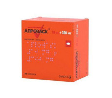 АПРОВАСК 10МГ.+300МГ. №56 ТАБ. П/П/О