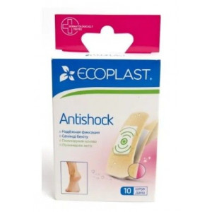 ЭКОПЛАСТ ПЛАСТЫРЬ АНТИШОК №10 [ECOPLAST]
