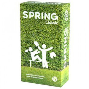 СПРИНГ ПРЕЗЕРВАТИВ КЛАССИК ГЛАДКИЕ АРОМАТ №12 [SPRING]