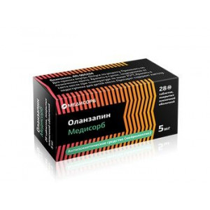 ОЛАНЗАПИН-МЕДИСОРБ 5МГ. №28 ТАБ. П/П/О /МЕДИСОРБ/ ОЛАНЗАПИН-МЕДИСОРБ 5МГ. №28 ТАБ. П/П/О /МЕДИСОРБ/