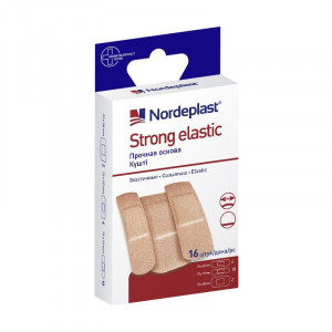 НОРДЕПЛАСТ ПЛАСТЫРЬ СТРОНГ ЭЛАСТИК3 РАЗМЕРА №16 [NORDEPLAST]