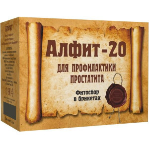 АЛФИТ-20 СБОР Д/ПРОФ. И ЛЕЧЕНИЯ ПРОСТАТИТА 2Г. №30Х2 (120Г.) АЛФИТ-20 СБОР Д/ПРОФ. И ЛЕЧЕНИЯ ПРОСТАТИТА 2Г. №30Х2 (120Г.)