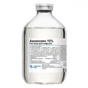 АМИНОВЕН 10% 500МЛ. №10 Р-Р Д/ИНФ. ФЛ. /ФРЕЗЕНИУС КАБИ/ АМИНОВЕН 10% 500МЛ. №10 Р-Р Д/ИНФ. ФЛ. /ФРЕЗЕНИУС КАБИ/