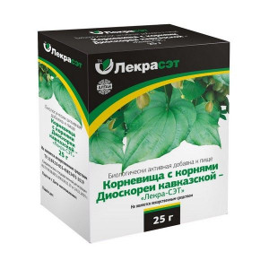 ДИОСКОРЕЯ КАВКАЗСКАЯ КОРНЕВИЩА С КОРНЯМИ 25Г. /ЛЕКРА-СЭТ/