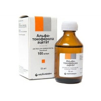 АЛЬФА ТОКОФЕРОЛА АЦЕТАТ 100МГ/МЛ. 50МЛ. №1 Р-Р Д/ПРИЕМА ВНУТРЬ ФЛ. (ВИТАМИН Е) /МАРБИОФАРМ/