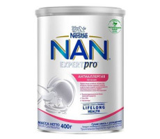 НАН СМЕСЬ МОЛОЧНАЯ АНТИАЛЛЕРГИЯ 400Г. 0+МЕС. [NAN]