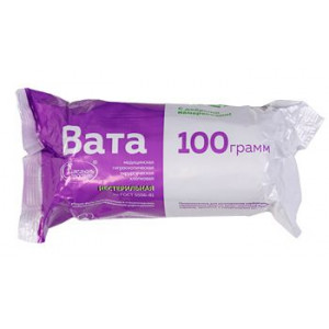 БОНА МЕНТЕ! ВАТА ХИР. Н/СТЕР. ХЛОПК. 100Г. [BONA MENTE!]