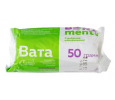 БОНА МЕНТЕ! ВАТА ХИР. СТЕР. ХЛОПК. 50Г. [BONA MENTE!]