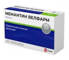 МЕМАНТИН ВЕЛФАРМ 10МГ. №90 ТАБ. П/П/О /ВЕЛФАРМ/