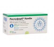 РЕСПИФОРБ КОМБИ НАБОР 400МКГ.+12МКГ/ДОЗА №120 (60+60) КАПС. С ПОР. Д/ИНГ. +УСТР-ВО Д/ИНГ. /ПСК ФАРМА/