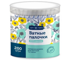 КОМФОРТЕ ВАТНЫЕ ПАЛОЧКИ №200 СТАКАН [COMFORTE]