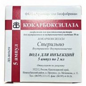 КОКАРБОКСИЛАЗА 50МГ. №5 ЛИОФ. Д/Р-РА Д/В/В,В/М АМП. (ККБ) /АРМАВИРСКАЯ/