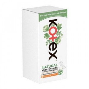 КОТЕКС ПРОКЛАДКИ ЕЖЕДН. НАТУРАЛ НОРМАЛ №40 [KOTEX]