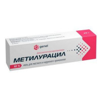 МЕТИЛУРАЦИЛ 10% 25Г. МАЗЬ Д/МЕСТ. И НАРУЖ.ПРИМ. ТУБА /САМАРАМЕДПРОМ/