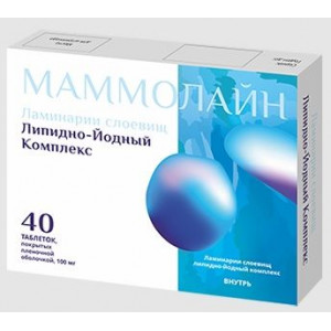 МАММОЛАЙН 100МГ. №40 ТАБ. П/П/О /МЕГА ФАРМ/ МАММОЛАЙН 100МГ. №40 ТАБ. П/П/О /МЕГА ФАРМ/