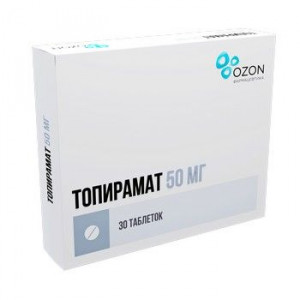 ТОПИРАМАТ 50МГ. №30 ТАБ. П/П/О /АТОЛЛ/ОЗОН/
