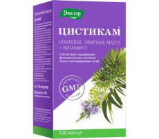 ЦИСТИКАМ 0,31Г. №100 КАПС. /ЭВАЛАР/