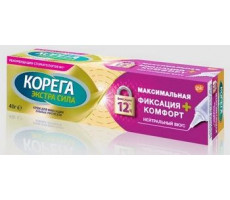 КОРЕГА КРЕМ Д/ФИКС. ЗУБ.ПРОТЕЗОВ 40Г. МАКС. ФИКСАЦИЯ +КОМФОРТ НЕЙТР.ВКУС [COREGA]