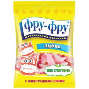 ФРУ-ФРУ МАРМЕЛАД ЗУБКИ 30Г. ФРУ-ФРУ МАРМЕЛАД ЗУБКИ 30Г.